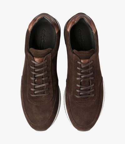 LOAKE BANNISTER SUEDE BROWN SNEAKER