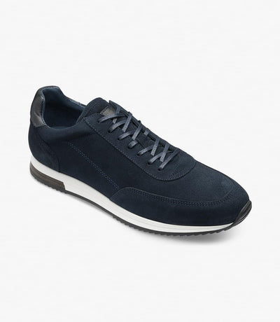LOAKE BANNISTER NAVY SUEDE SNEAKER