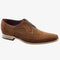 LOAKE CLINT-DIS BROWN DERBY BROGUE LEATHER SOLE F-MEDIUM