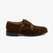 LOAKE CANNON BROWN SUEDE DOUBLE MONK RUBBER SOLE F-MEDIUM