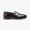 LOAKE IMPERIAL DARK BROWN LOAFER SLIP ON RUBBER SOLE F-MEDIUM