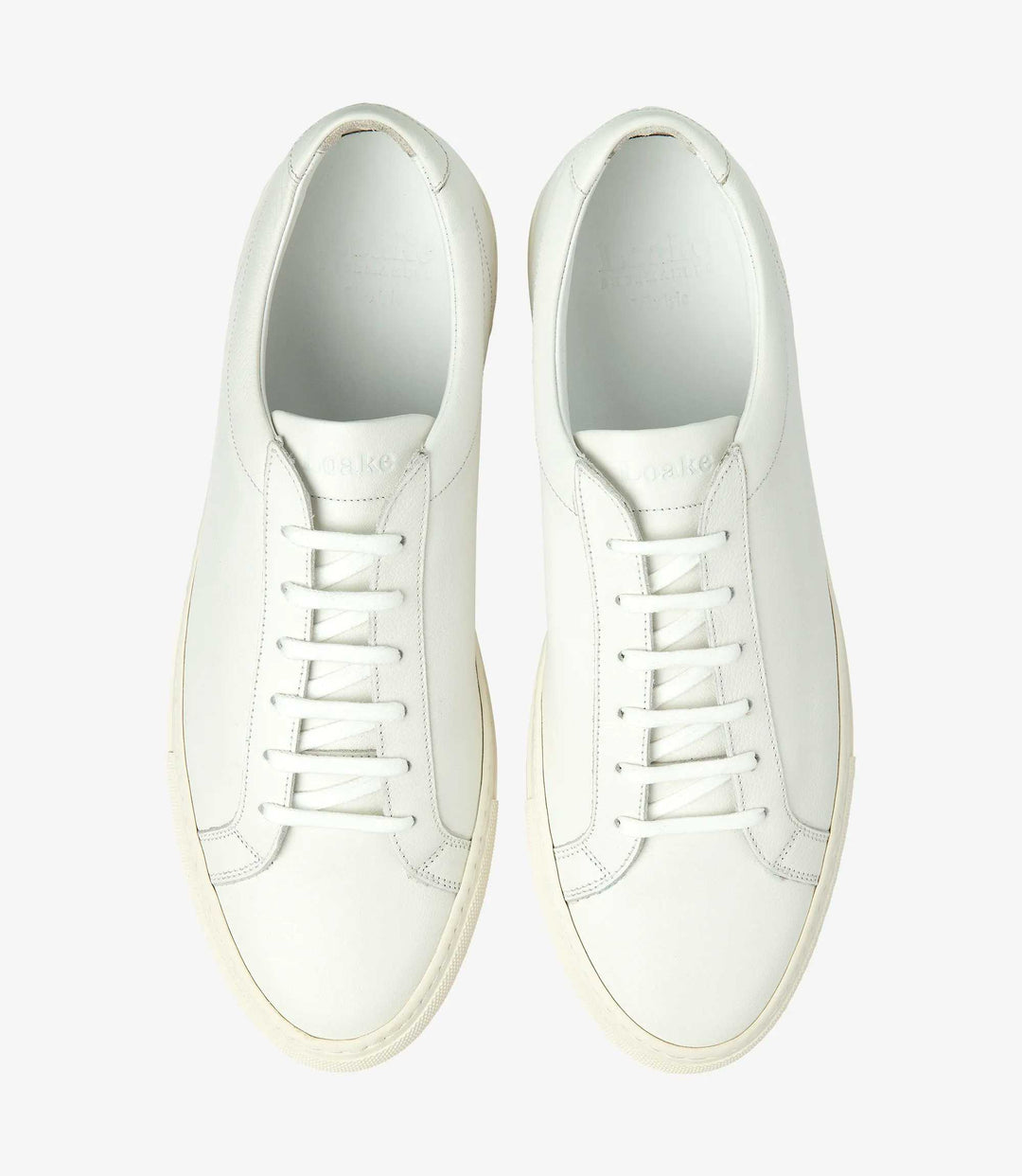 LOAKE SPRINT WHITE SNEAKER RUBBER CUP SOLE F-MEDIUM