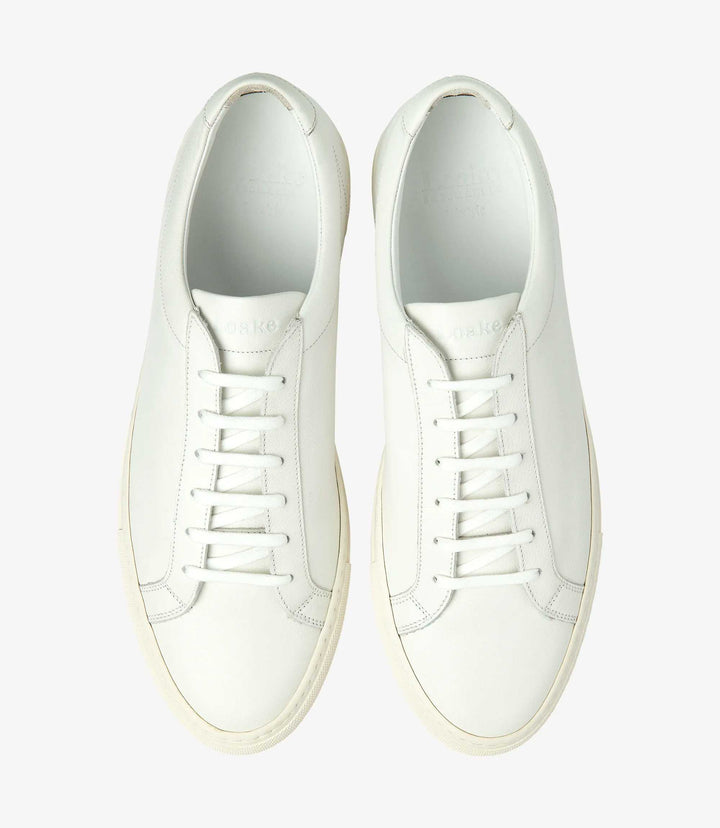 LOAKE SPRINT WHITE SNEAKER RUBBER CUP SOLE F-MEDIUM