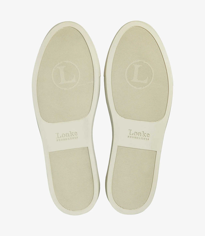 LOAKE SPRINT WHITE SNEAKER RUBBER CUP SOLE F-MEDIUM