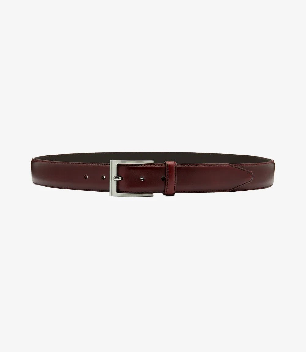 PHILIP BURGUNDY LEATHER BELT Loake Shoes Australasia PHILIP BURGUNDY LEATHER BELT Loake Shoes Australasia