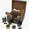 LOAKE LEATHER VALET BOX DARK BROWN