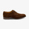 LOAKE 205 BROWN SUEDE DERBY RUBBER SOLE F-MEDIUM