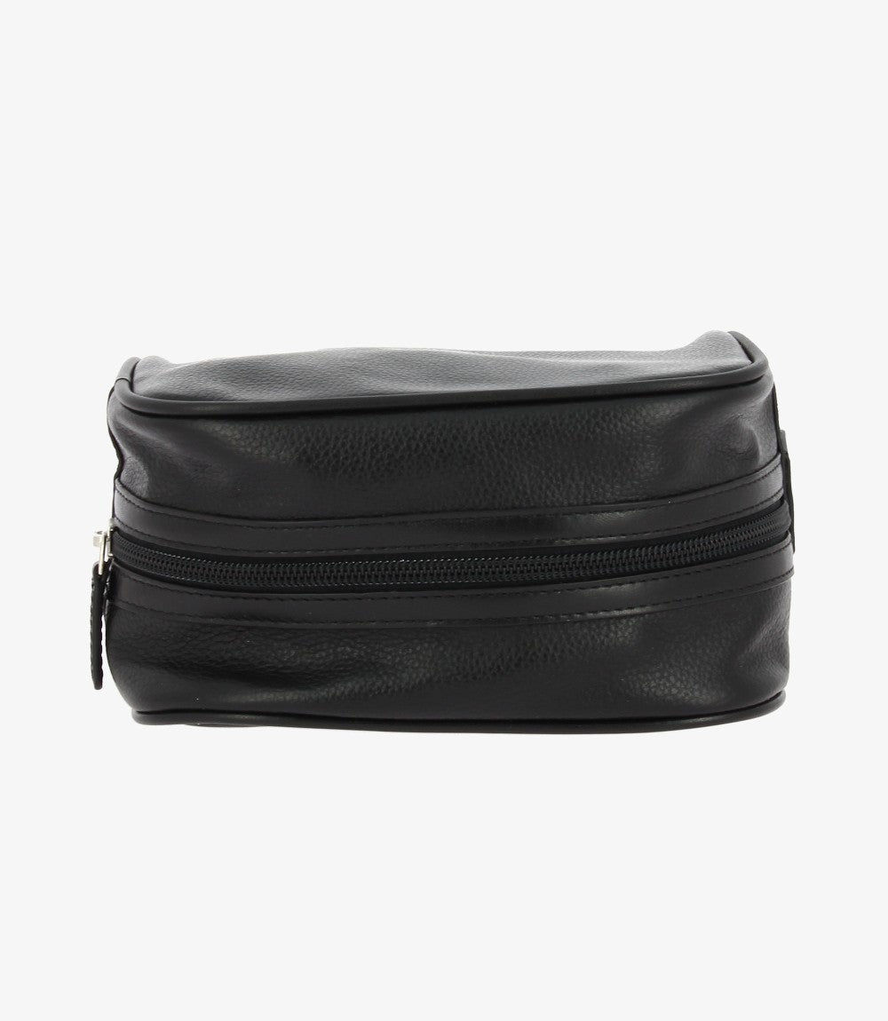 LOAKE ACCESSORY POUCH BLACK GRAIN