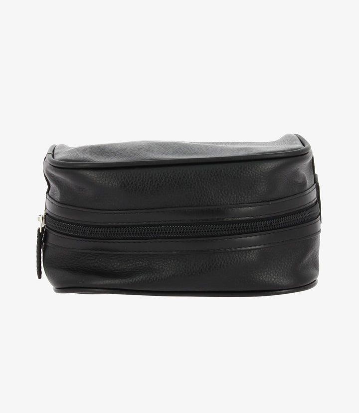 LOAKE ACCESSORY POUCH BLACK GRAIN