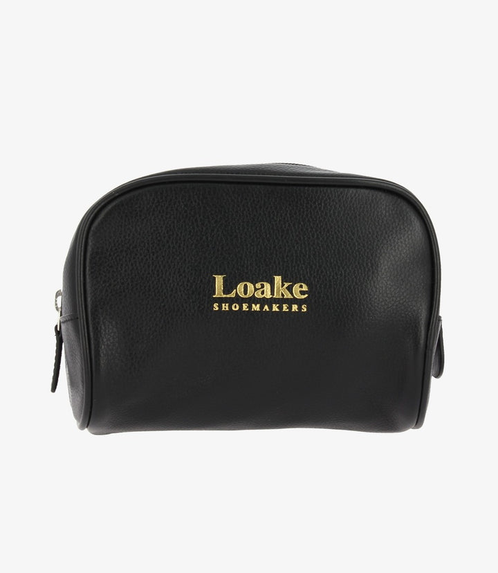 LOAKE ACCESSORY POUCH BLACK GRAIN