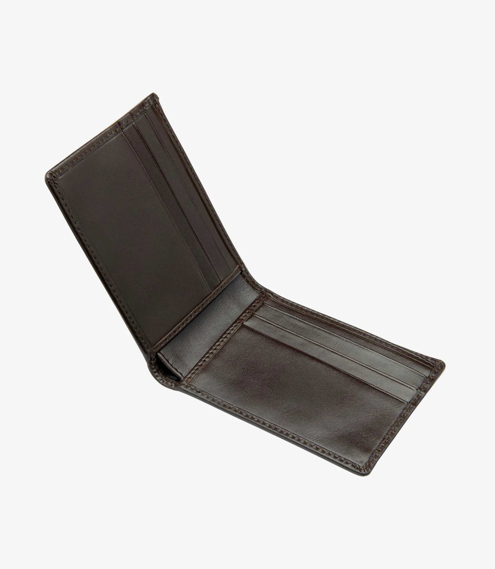 LOAKE ALDGATE DARK BROWN WALLET
