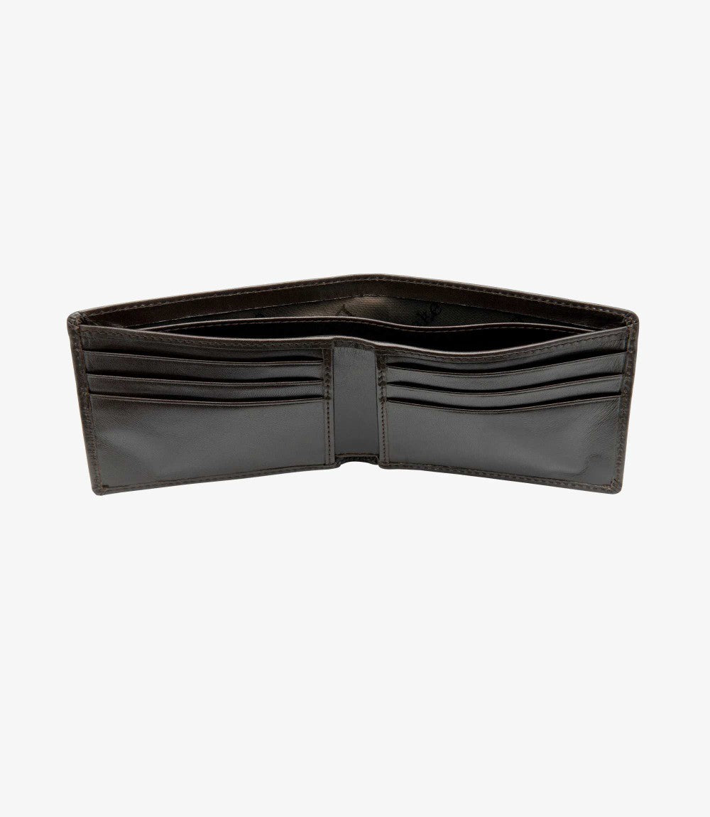 LOAKE ALDGATE DARK BROWN WALLET