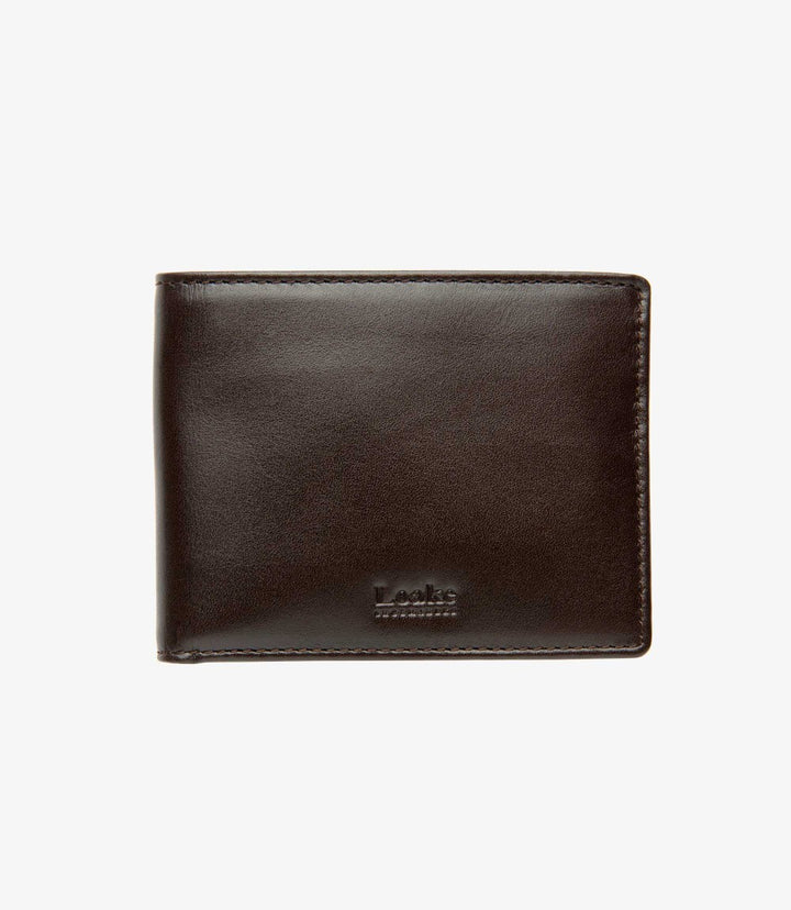 LOAKE ALDGATE DARK BROWN WALLET