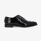 LOAKE ALDWYCH PATENT BLACK OXFORD TOE CAP LEATHER SOLE F-MEDIUM