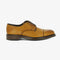 LOAKE AMPLEFORTH CHESTNUT DERBY TOE CAP RUBBER SOLE F-MEDIUM