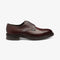 LOAKE AMPLEFORTH ROSEWOOD DERBY TOE CAP RUBBER SOLE F-MEDIUM