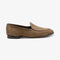 LOAKE BELGRAVE FLINT SUEDE LOAFER SLIP ON RUBBER SOLE F-MEDIUM