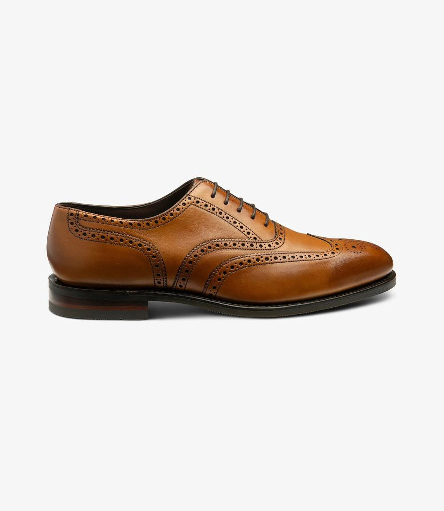 Buckingham Tan Oxford Brogue – Loake Shoes Australasia