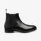 LOAKE COPPERGATE BLACK CHELSEA BOOT LEATHER SOLE F-MEDIUM