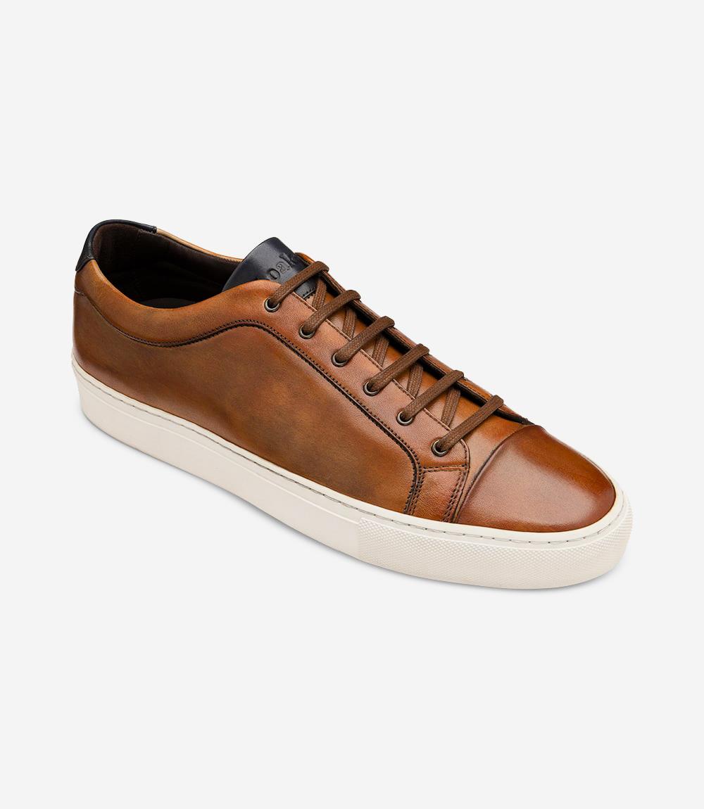LOAKE DASH CHESTNUT SNEAKER RUBBER CUP SOLE F-MEDIUM