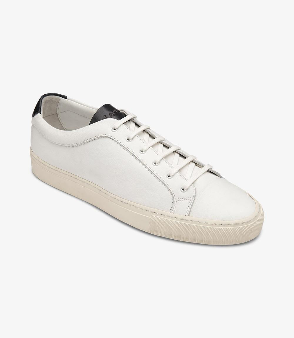 LOAKE DASH WHITE SNEAKER RUBBER CUP SOLE F-MEDIUM