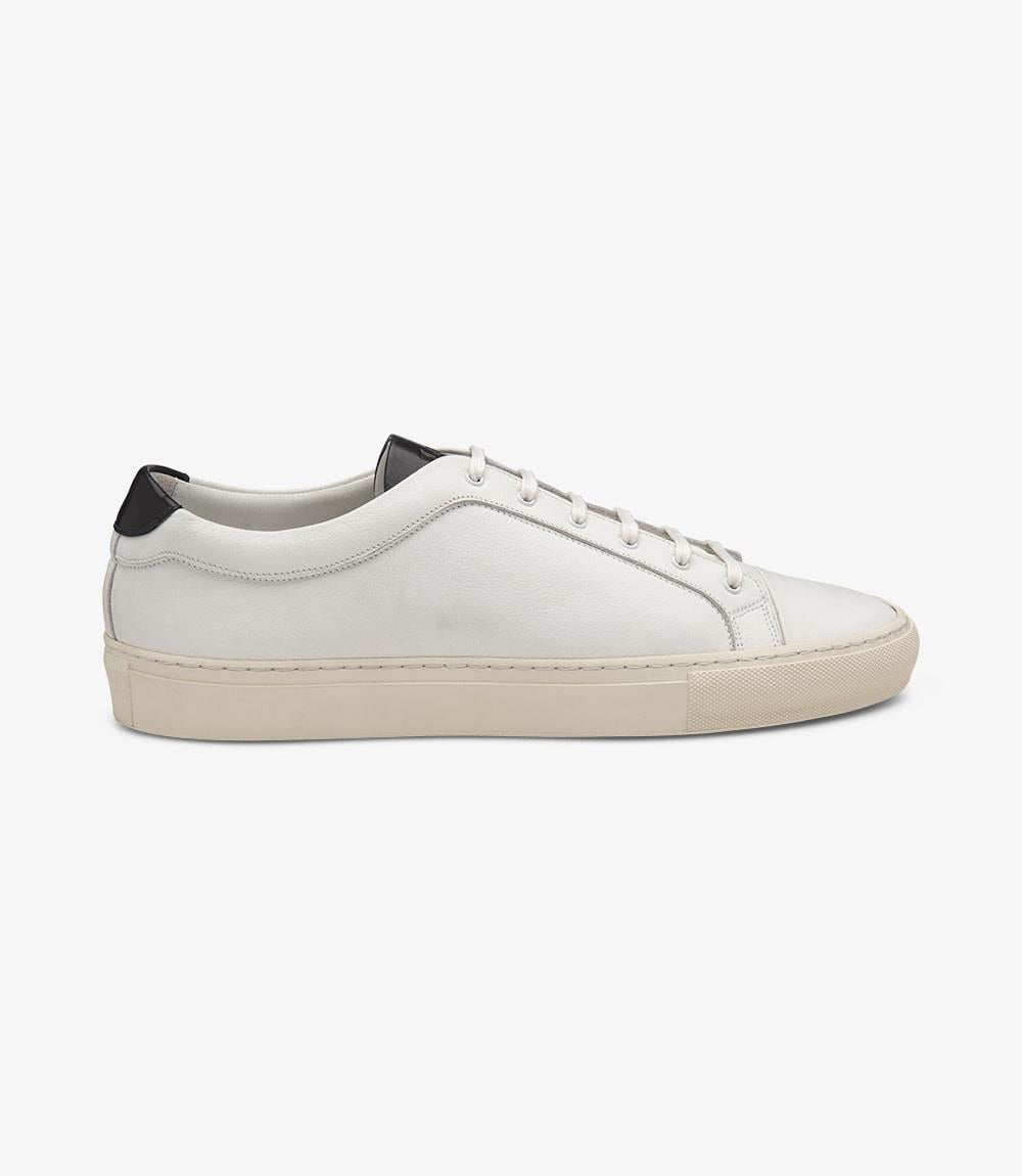 LOAKE DASH WHITE SNEAKER RUBBER CUP SOLE F-MEDIUM