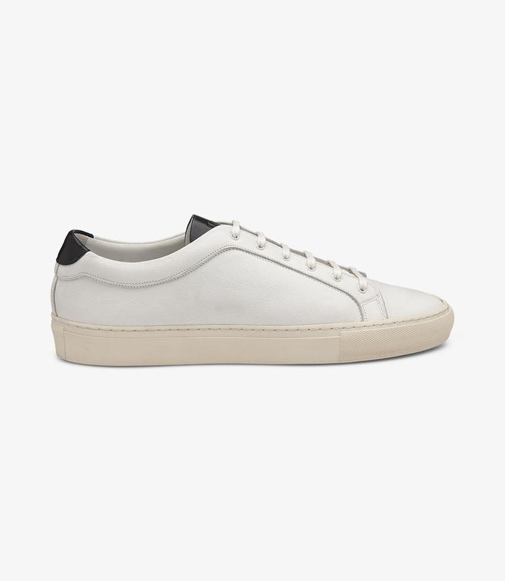 LOAKE DASH WHITE SNEAKER RUBBER CUP SOLE F-MEDIUM