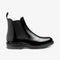 LOAKE DORCHESTER BLACK CHELSEA BOOT SLIP ON RUBBER SOLE F-MEDIUM