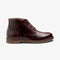 LOAKE GILBERT DARK BROWN DERBY BOOT RUBBER SOLE F-MEDIUM
