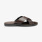 LOAKE GOZO DARK BROWN SLIP ON RUBBER SOLE F-MEDIUM