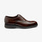 LOAKE HITCHCOCK DARK-BROWN OXFORD TOE CAP RUBBER SOLE F-MEDIUM