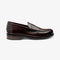 LOAKE KINGSCLIFFE DARK BROWN LOAFER SLIP ON RUBBER SOLE F-MEDIUM