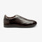 LOAKE MAYFAIR DARK BROWN LEATHER TRAINER RUBBER SOLE F-MEDIUM
