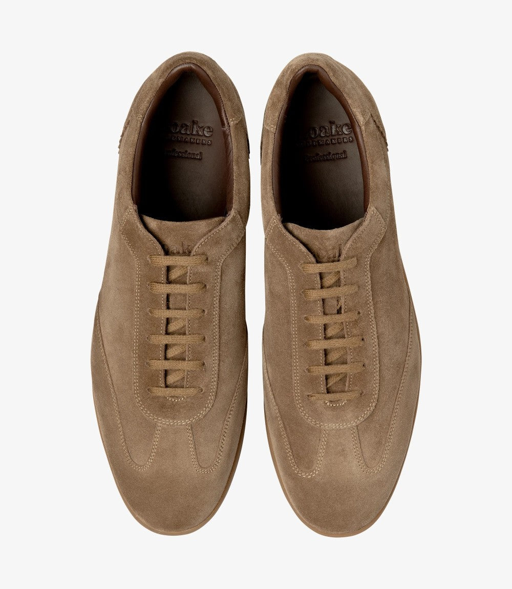 LOAKE MAYFAIR FLINT SUEDE RUBBER SOLE F-MEDIUM