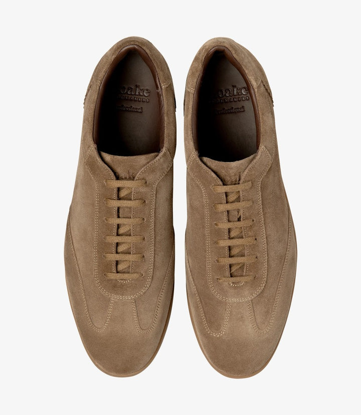 LOAKE MAYFAIR FLINT SUEDE RUBBER SOLE F-MEDIUM