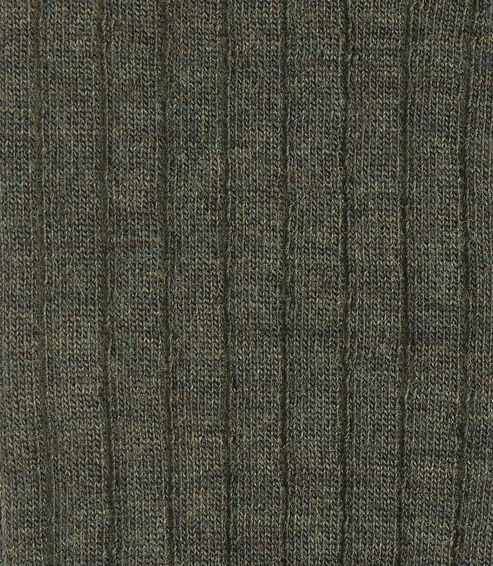 LOAKE RIB SOCKS OLIVE