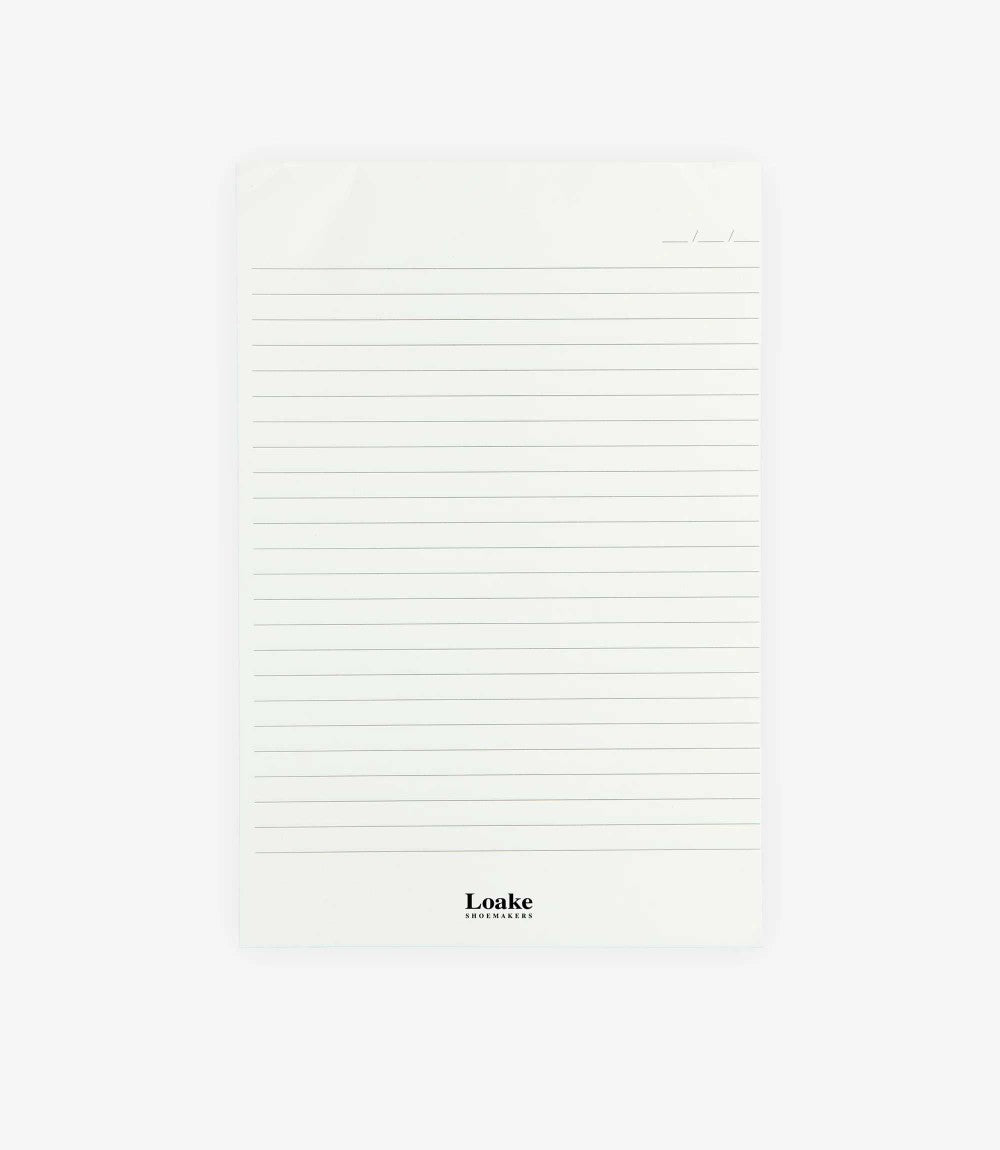 LOAKE SAVOY BLACK NOTEPAD