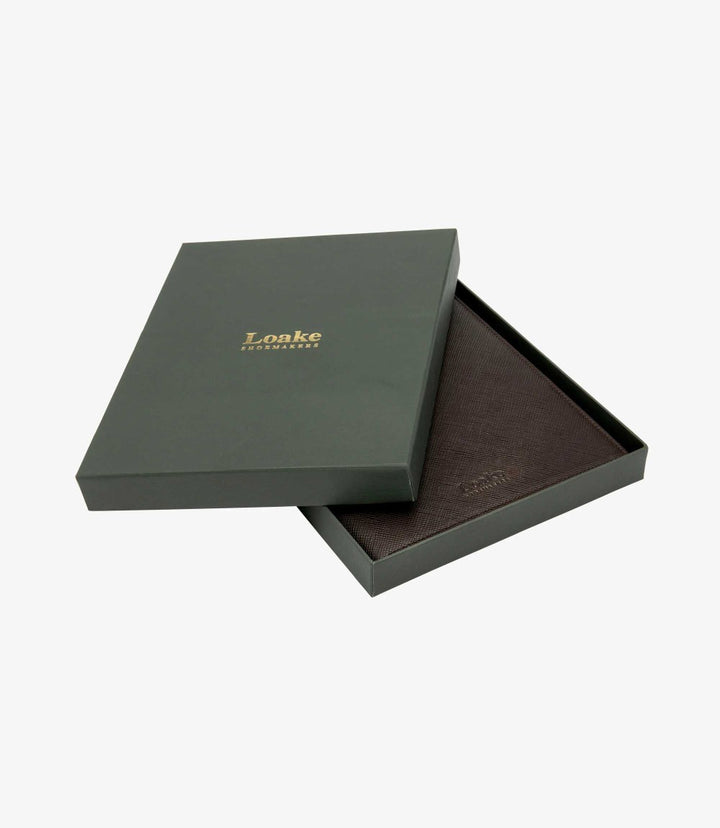 LOAKE SAVOY DARK BROWN NOTEPAD