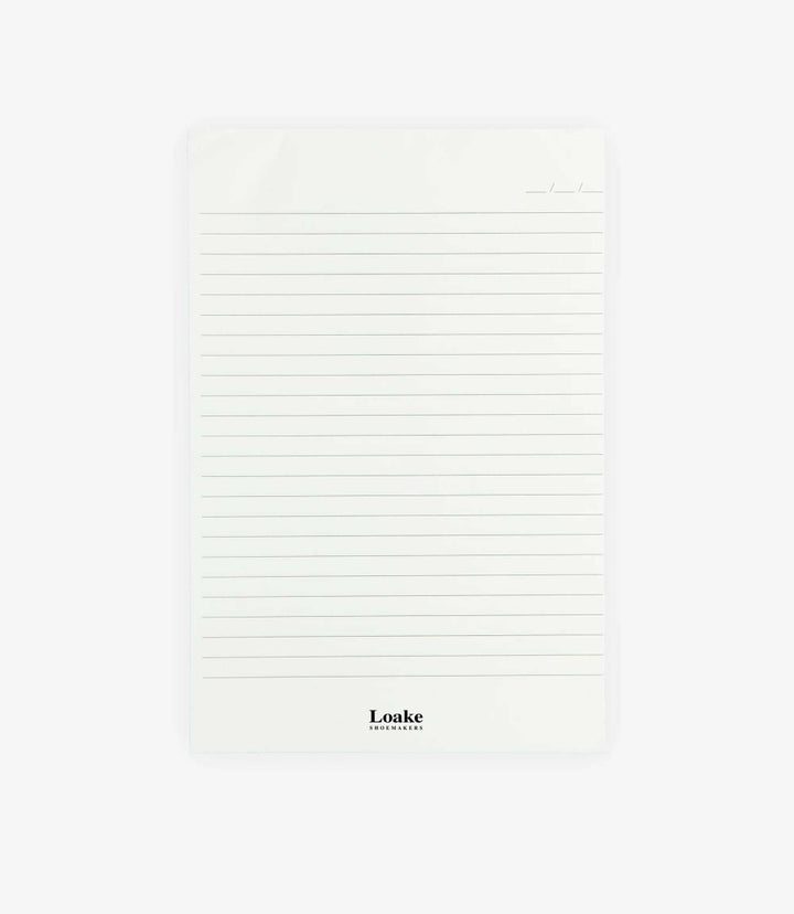 LOAKE SAVOY DARK BROWN NOTEPAD