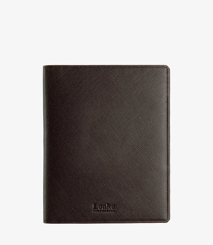 LOAKE SAVOY DARK BROWN NOTEPAD