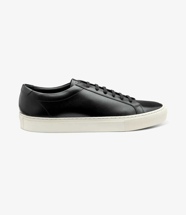 LOAKE SPRINT BLACK SNEAKER RUBBER CUP SOLE F-MEDIUM