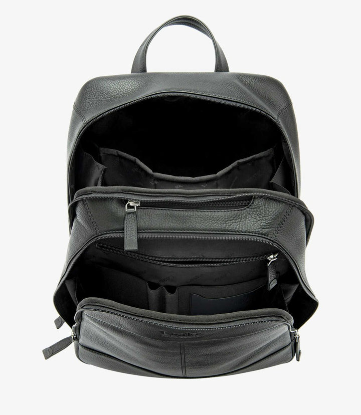 LOAKE WATERLOO BLACK RUCKSACK