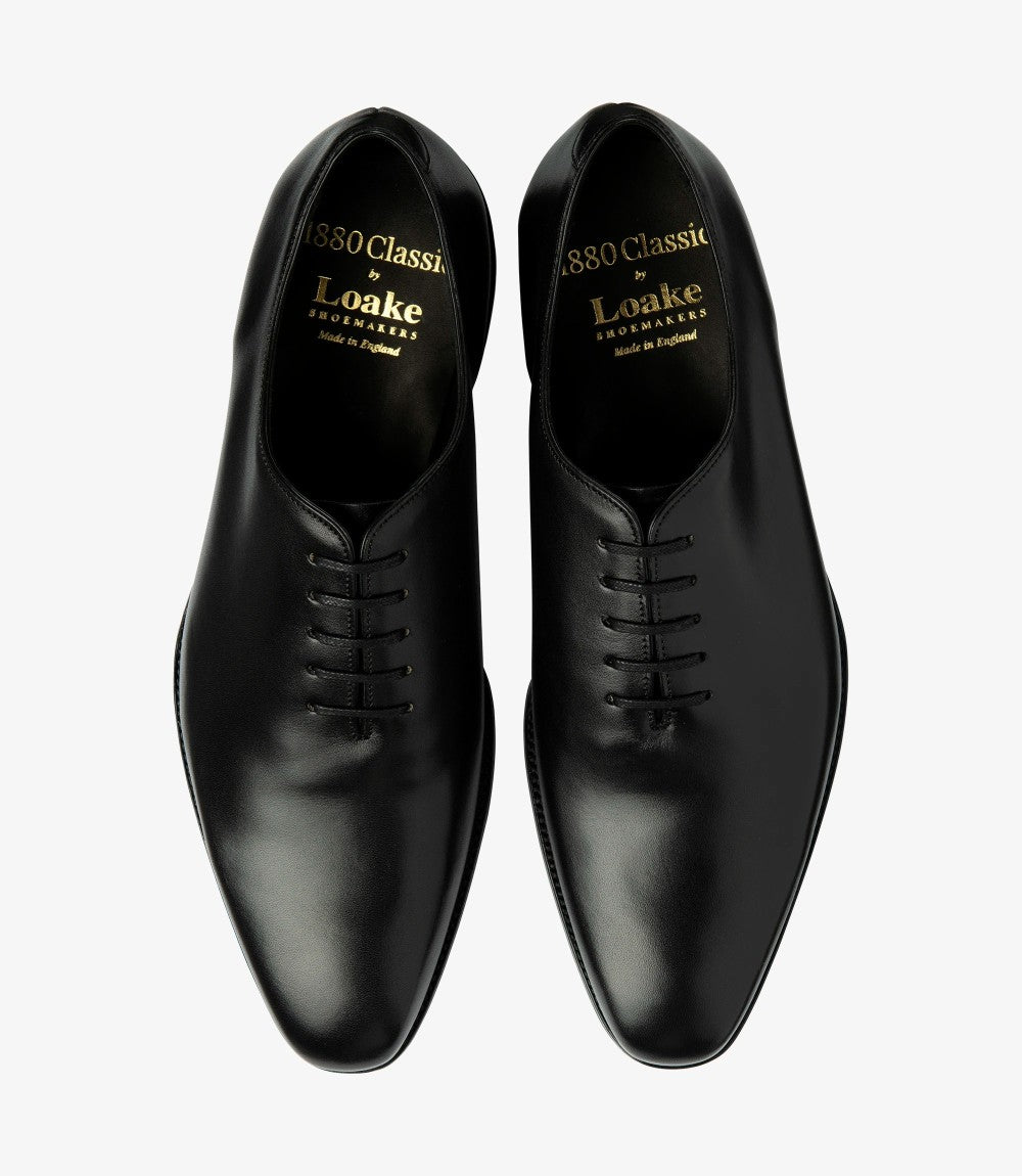 Wholebury Black Oxford Shoes – Loake Shoes Australasia