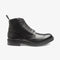 LOAKE BEDALE-DIS BLACK  BROGUE BOOT RUBBER SOLE G-WIDE