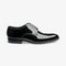 LOAKE BOW BLACK DERBY LEATHER SOLE F-MEDIUM