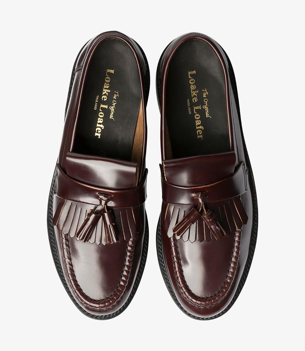 LOAKE BRIGHTON BURGUNDY LOAFER