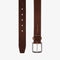 LOAKE CHELTENHAM BROWN LEATHER BELT