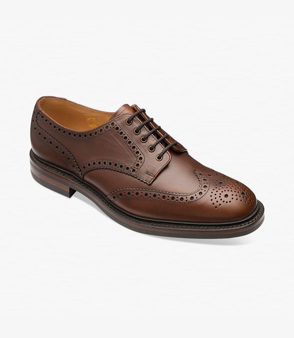 LOAKE CHESTER BROWN BROGUE SHOES