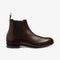 LOAKE COPPERGATE WALNUT CHELSEA BOOT LEATHER SOLE F-MEDIUM