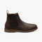 LOAKE DAVY BROWN CHELSEA BOOT RUBBER SOLE F-MEDIUM